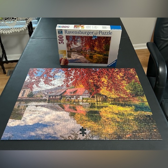 Ravensburger puzzle 500 pieces peaceful mill - Picture 4 of 8